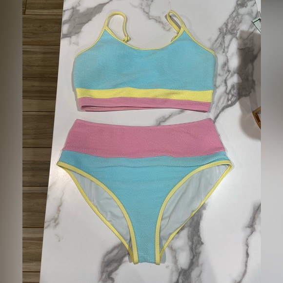 Pink Lily high waist bikini - Picture 1 of 5